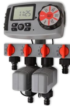 NNEVL Automatic Irrigation Timer with 4 Stations 3 V