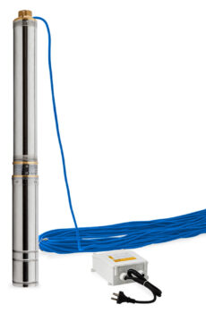 NNEMB 1.5HP Submersible Bore Water Pump Deep Well Irrigation Stainless Steel